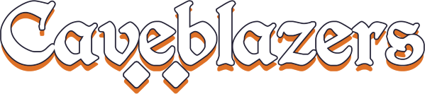 Caveblazers logo for Nintendo Switch