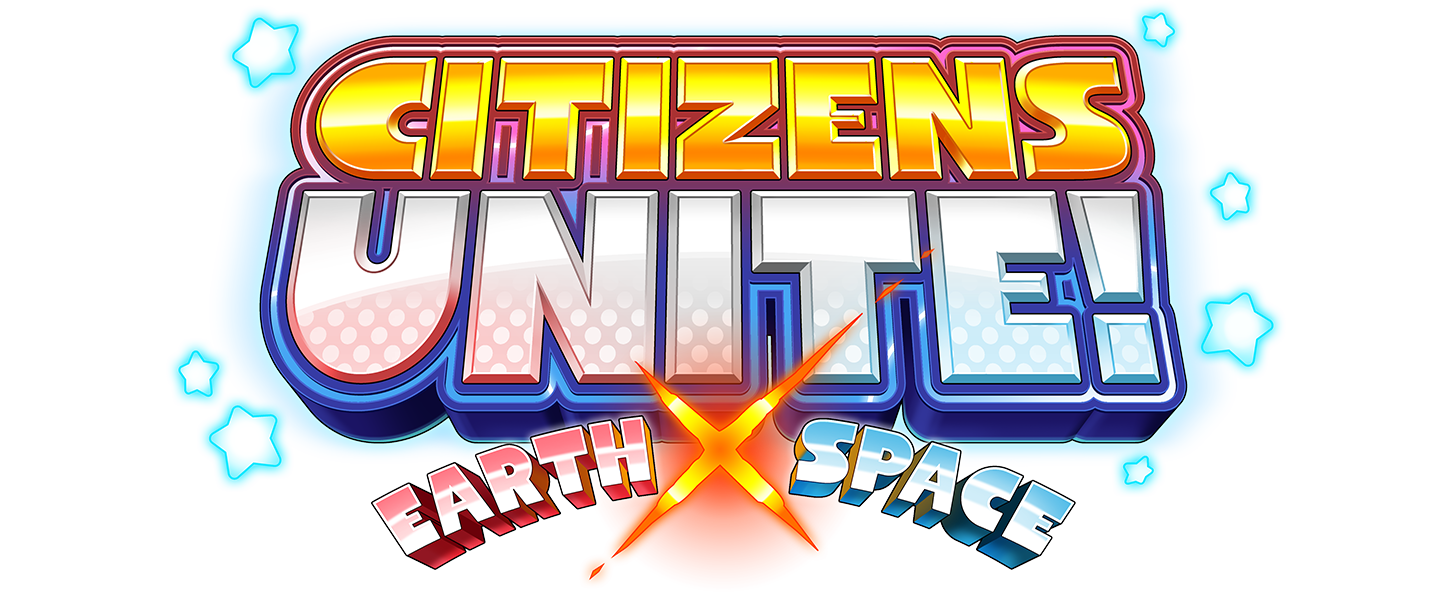 Citizens Unite! Earth X Space logo for Nintendo Switch