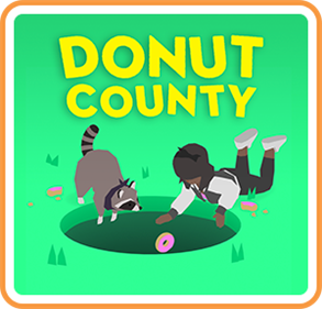 Donut County logo for Nintendo Switch