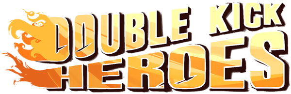 Double Kick Heroes logo for Nintendo Switch