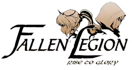 Fallen Legion Rise To Glory logo for Switch