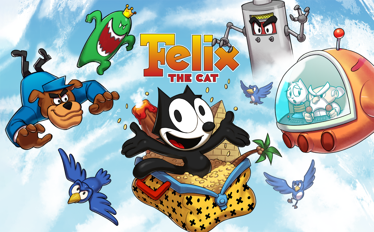 Felix The Cat logo for Nintendo Switch