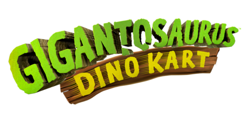 Gigantosaurus Dino Kart logo for Nintendo Switch