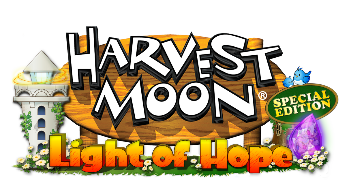 Harvest Moon Light of Hope logo for Nintendo Switch