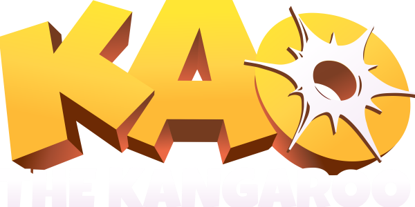 Kao the Kangaroo logo for Nintendo Switch