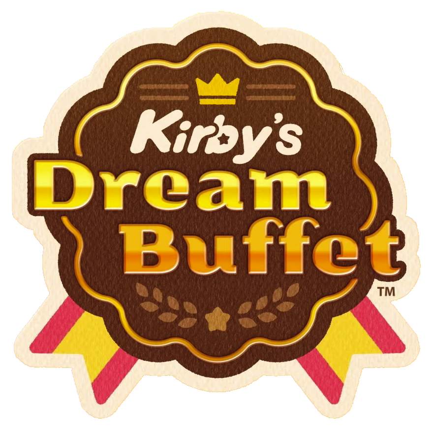 Kirby's Dream Buffet logo for Switch