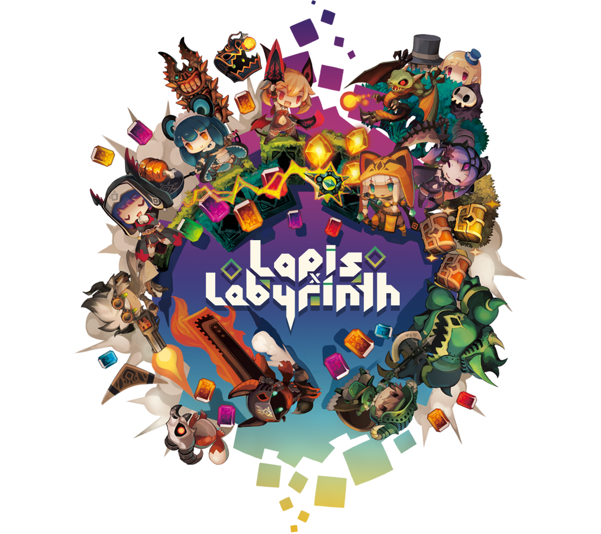 Lapis x Labyrinth logo for Nintendo Switch