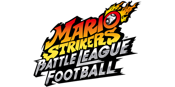 Mario Strikers Battle League Football logo for Nintendo Switch