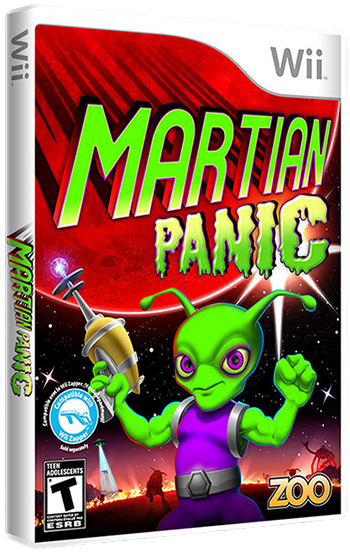 Martian Panic logo for Nintendo Switch