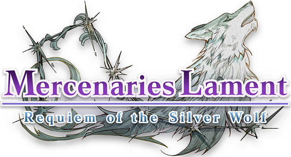 Mercenaries Lament: Requiem Of The Silver Wolf logo for Nintendo Switch