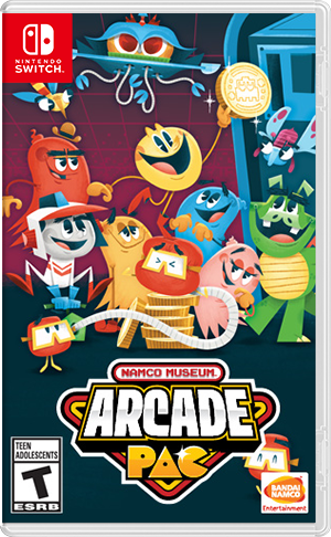 Namco Museum Arcade Pac logo for Nintendo Switch
