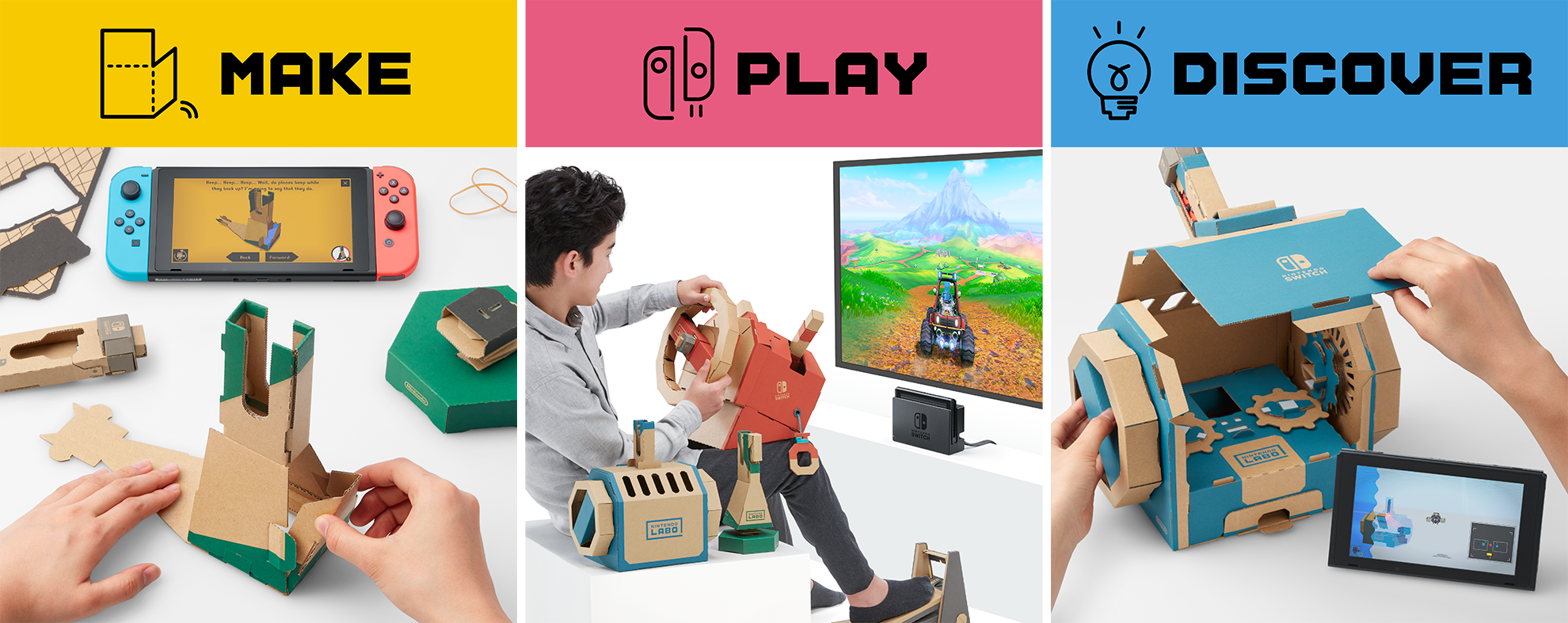 Nintendo Labo Toy-Con 04 VR Kit: Expansion Set 2 [Bird + Wind Pedal] logo for Nintendo Switch