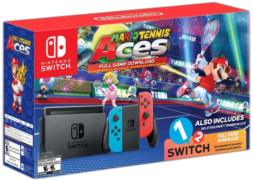 Nintendo Switch Mario Tennis Aces Bundle logo for Nintendo Switch