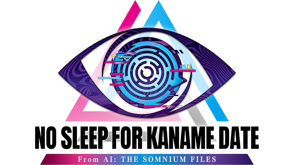 No Sleep For Kaname Date From AI: The Somnium Files logo for Nintendo Switch