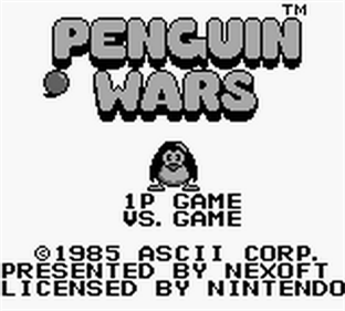Penguin Wars logo for Nintendo Switch