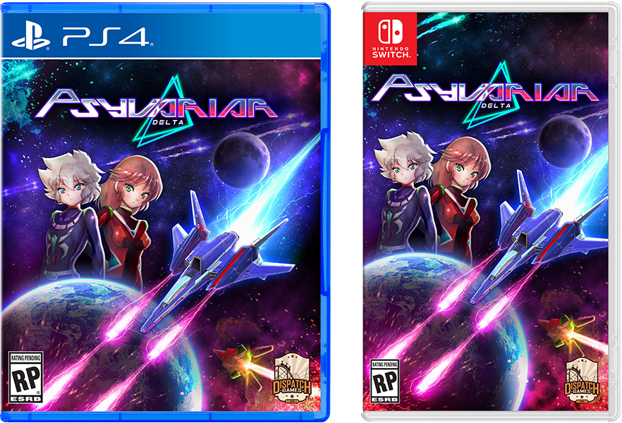 Psyvariar Delta logo for Nintendo Switch