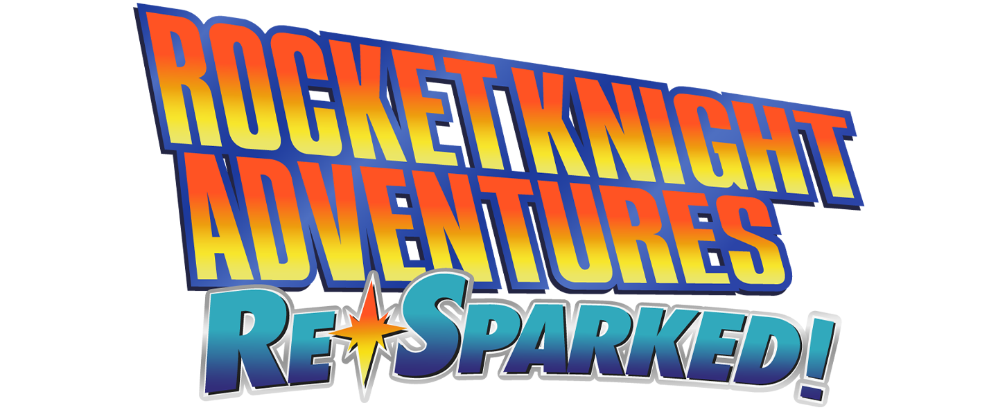 Rocket Knight Adventures: Re-Sparked logo for Nintendo Switch