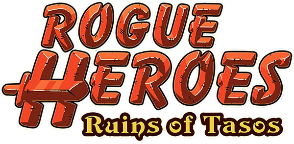 Rogue Heroes Ruins of Tasos logo for Nintendo Switch