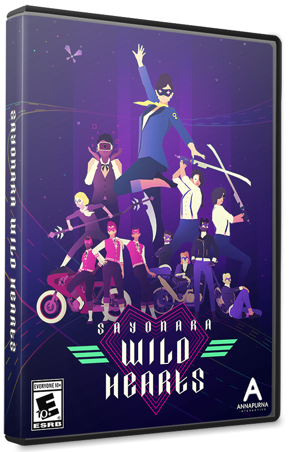 Sayonara Wild Hearts logo for Nintendo Switch