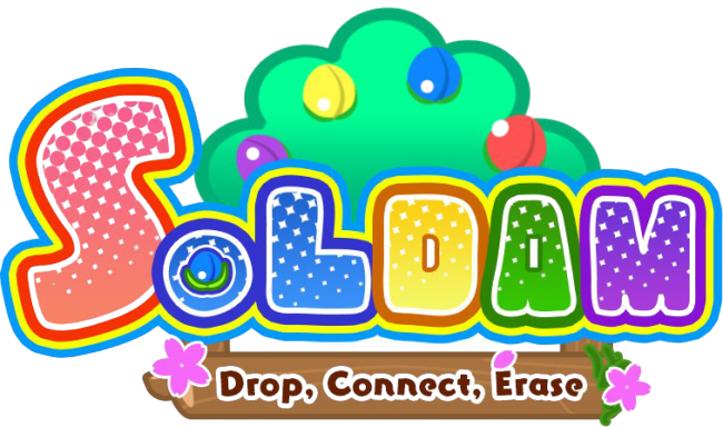 Soldam: Drop Connect Erase logo for Nintendo Switch