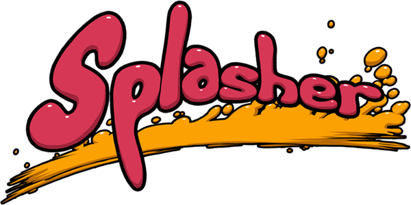 Splasher logo for Nintendo Switch