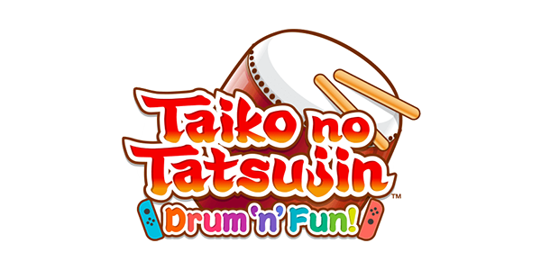 Taiko no Tatsujin: Drum 'n' Fun logo for Nintendo Switch