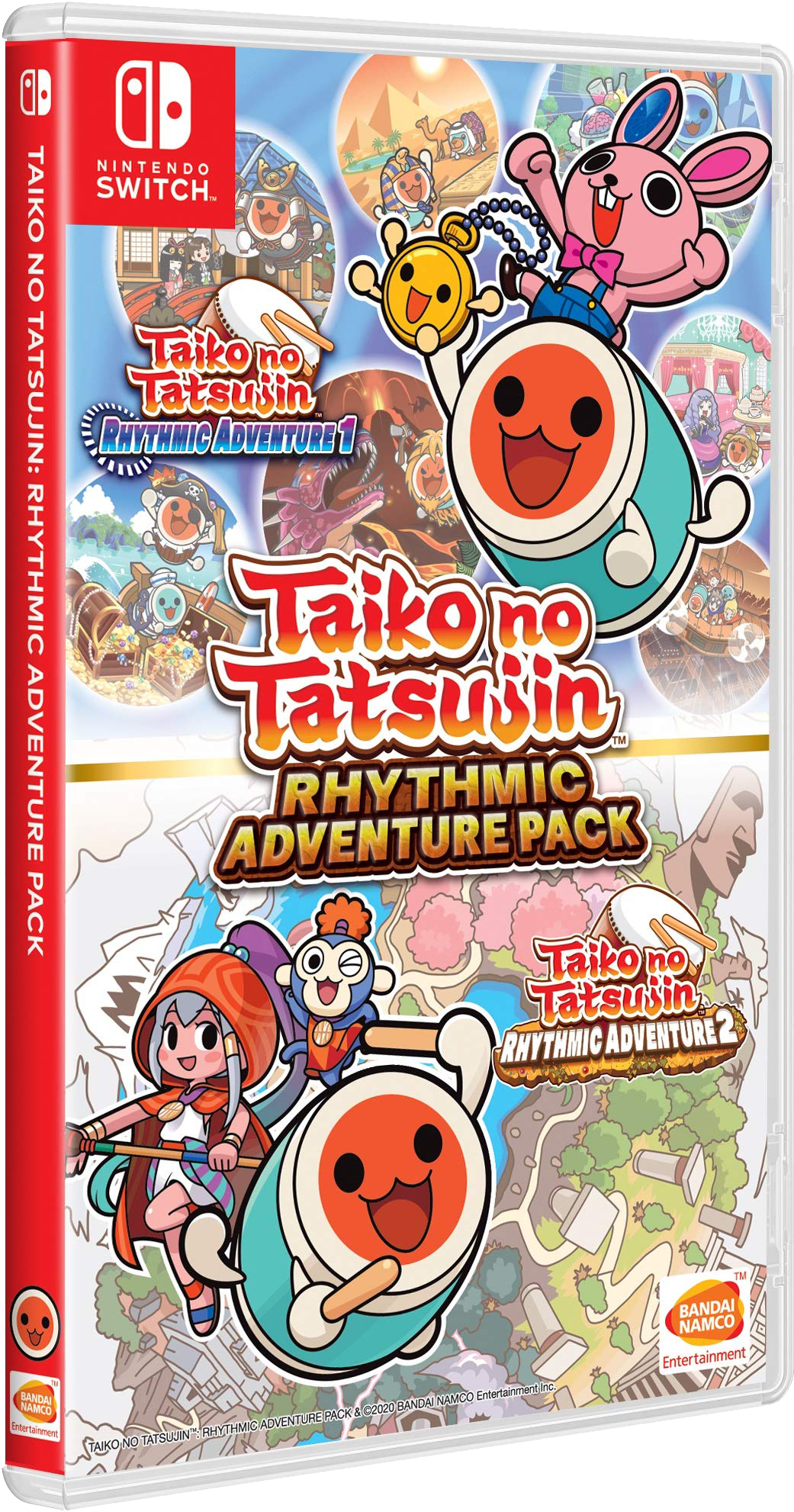 Taiko no Tatsujin: Rhythmic Adventure Pack logo for Nintendo Switch