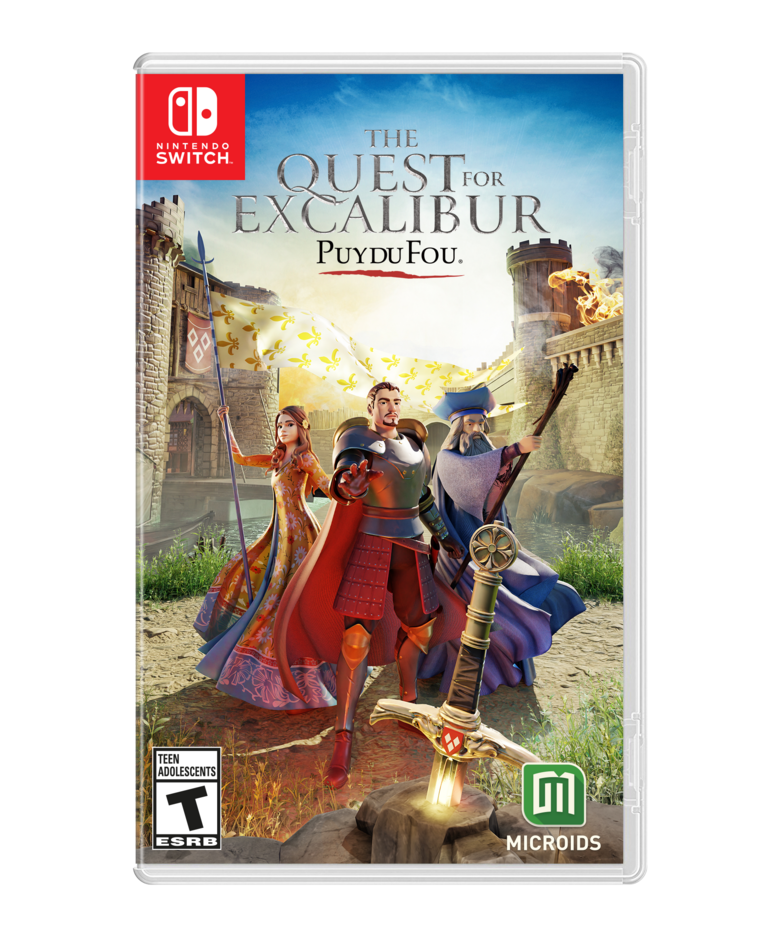 The Quest For Excalibur: Puy Du Fou logo for Nintendo Switch