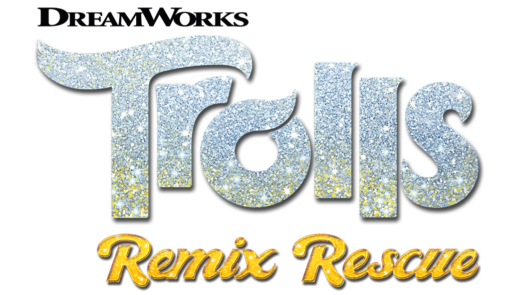 Trolls Remix Rescue logo for Nintendo Switch