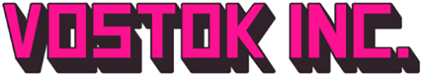 Vostok Inc logo for Nintendo Switch