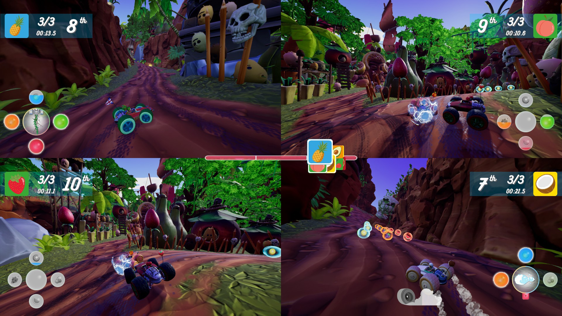 All Star Fruit Racing screenshot 3 for Nintendo Switch