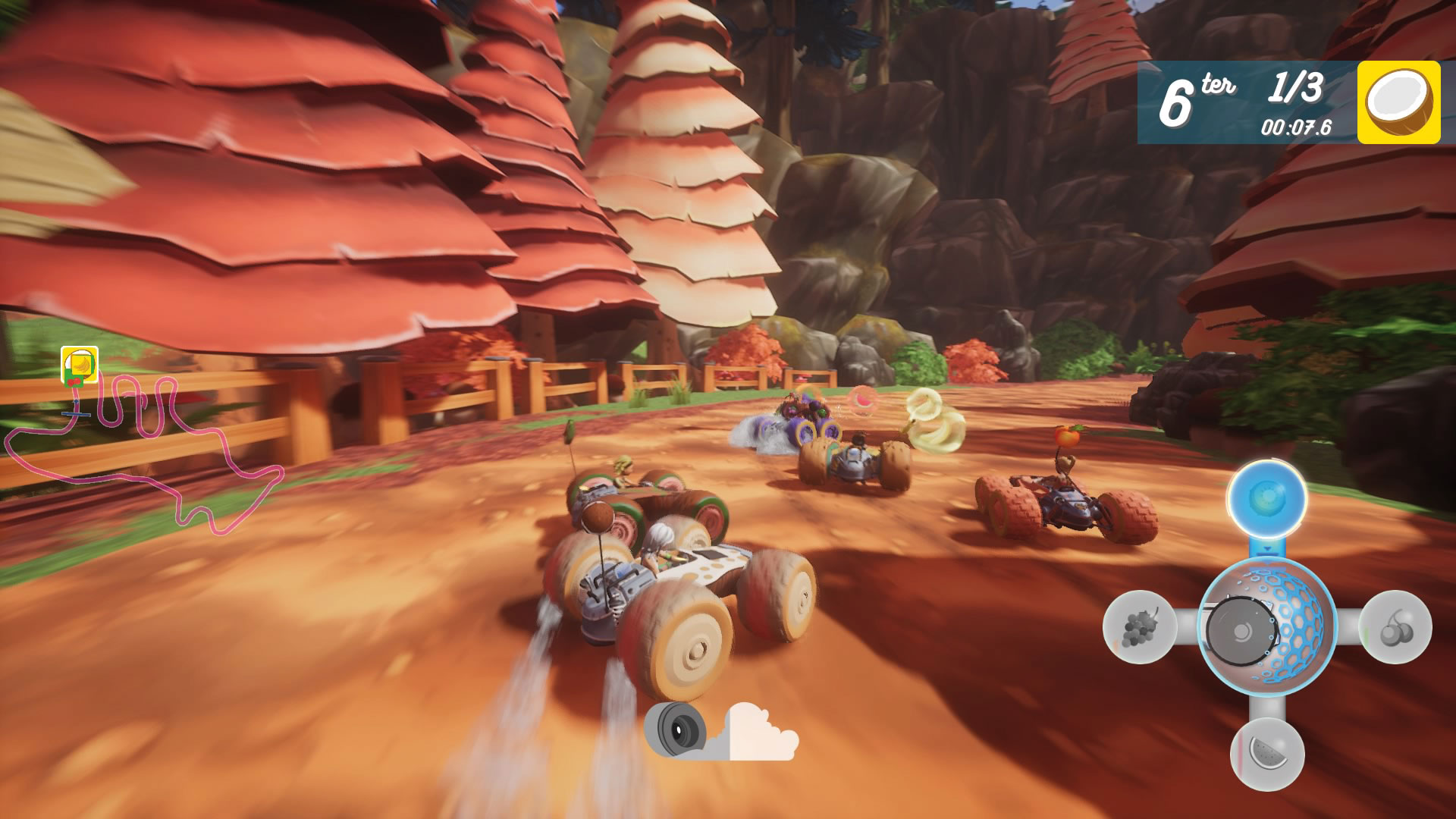 All Star Fruit Racing screenshot 4 for Nintendo Switch