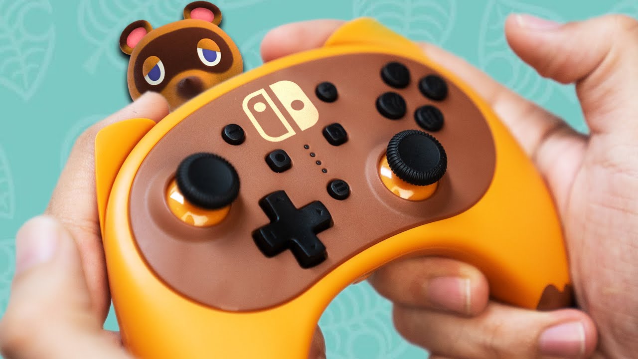 Animal Crossing: Tom Nook Wired Controller screenshot 3 for Nintendo Switch