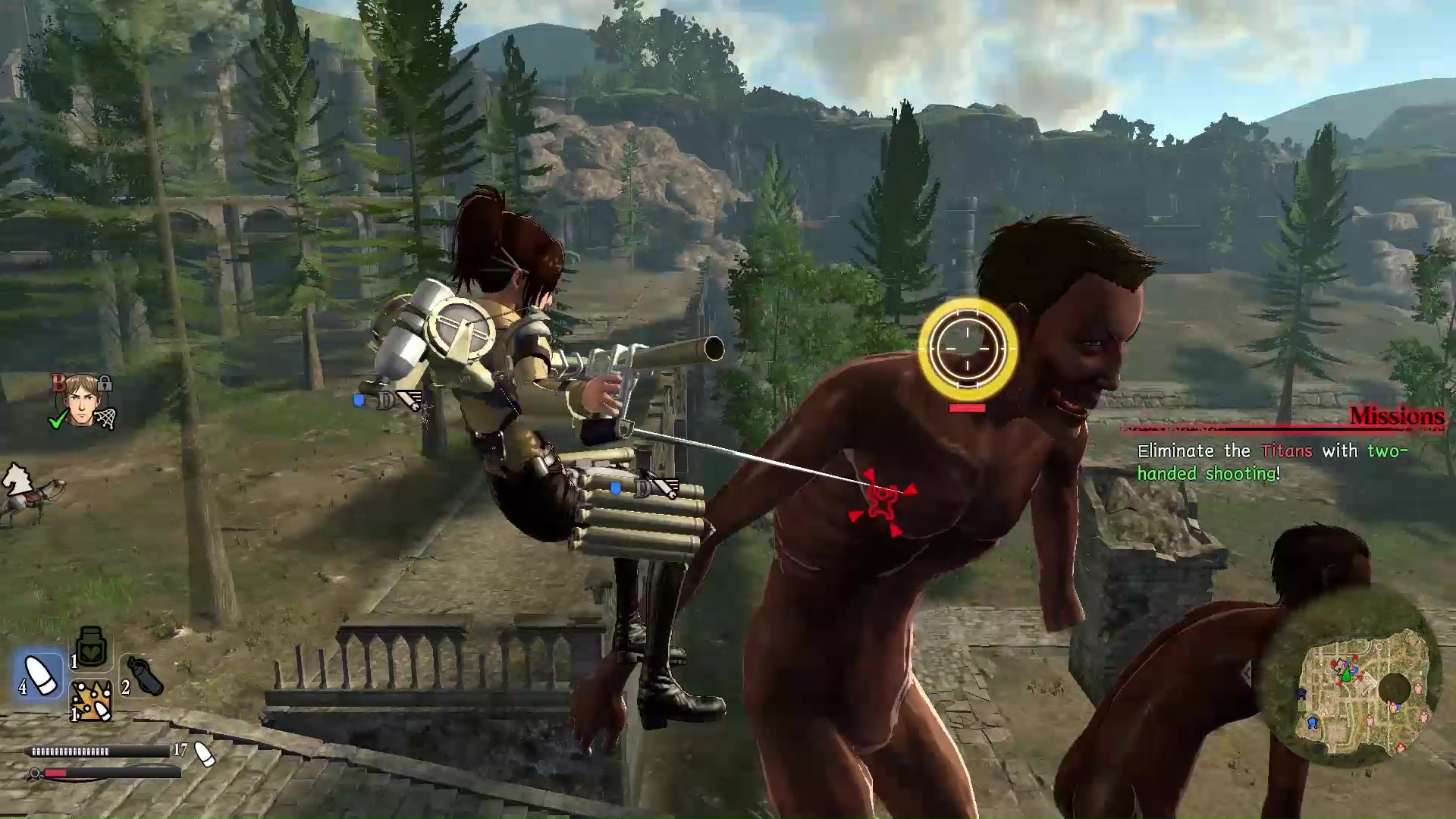 Attack on Titan 2: Final Battle screenshot 3 for Nintendo Switch