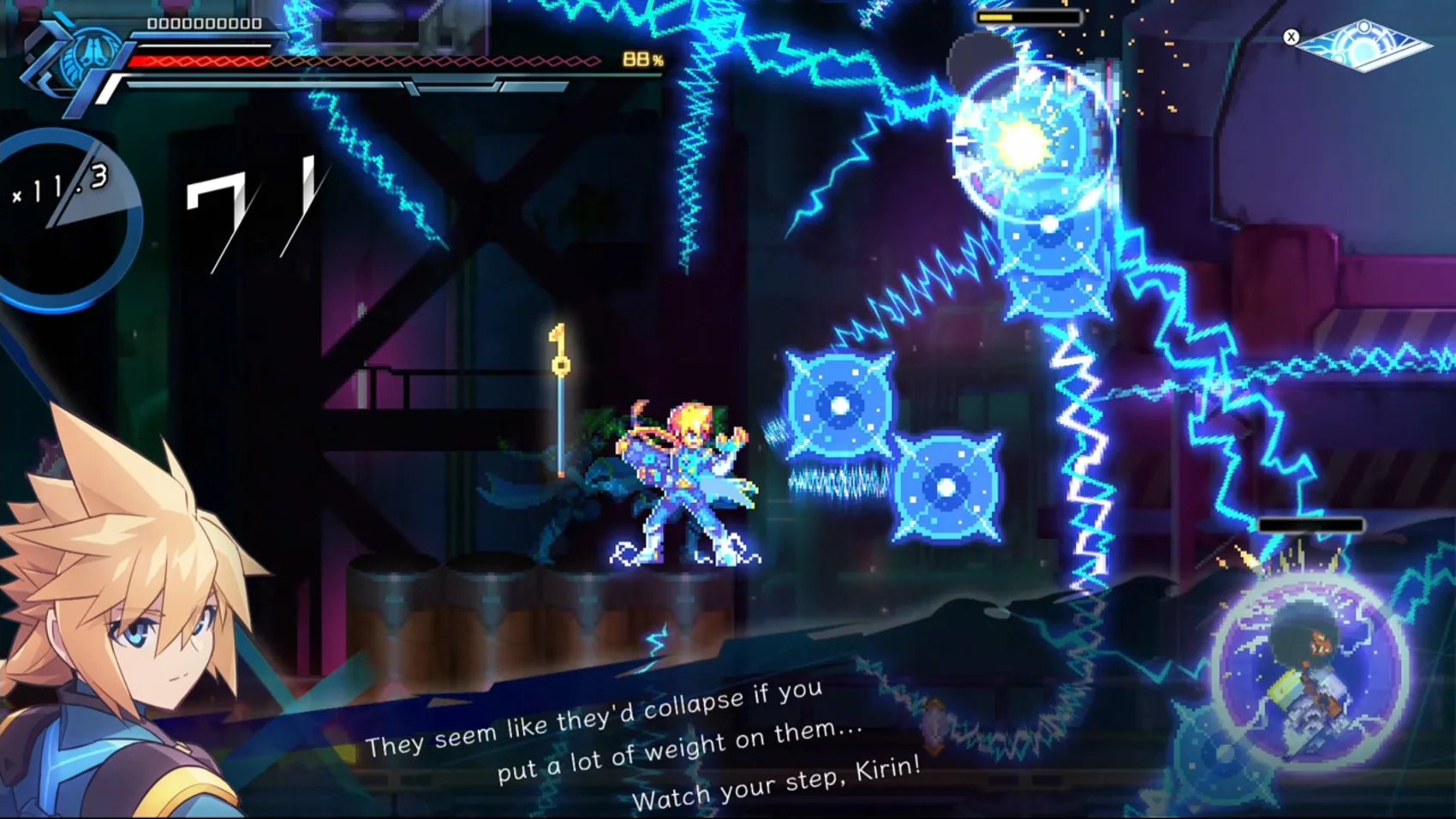 Azure Striker Gunvolt 3 screenshot 4 for Nintendo Switch