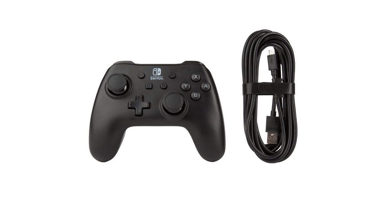 Black Wired Controller screenshot 3 for Nintendo Switch