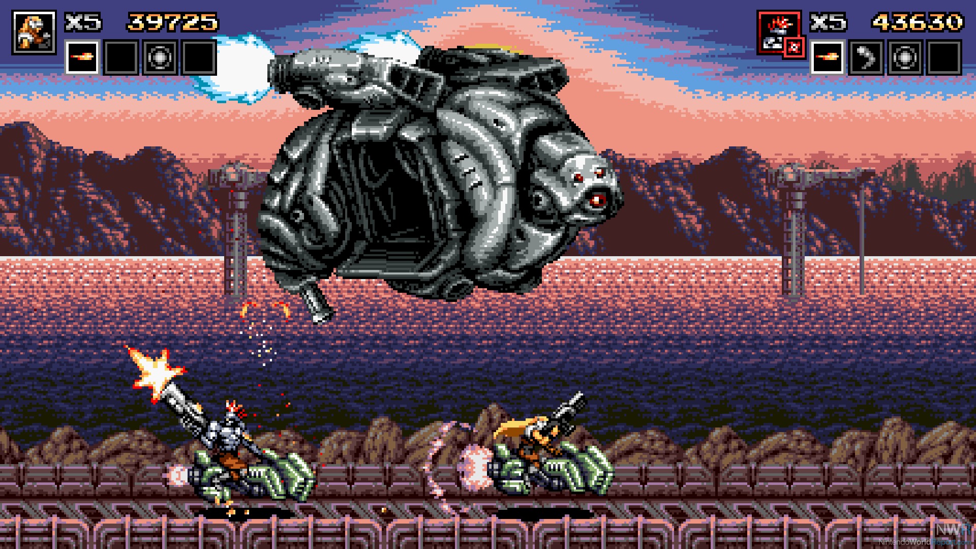 Blazing Chrome screenshot 3 for Nintendo Switch