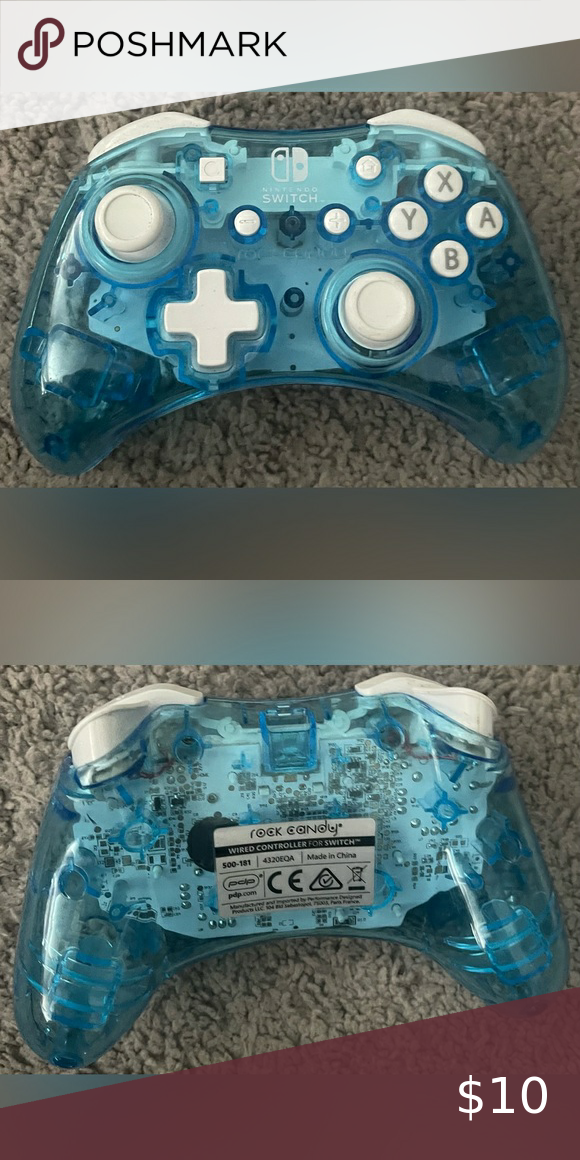 Blue Wired Controller screenshot 4 for Nintendo Switch