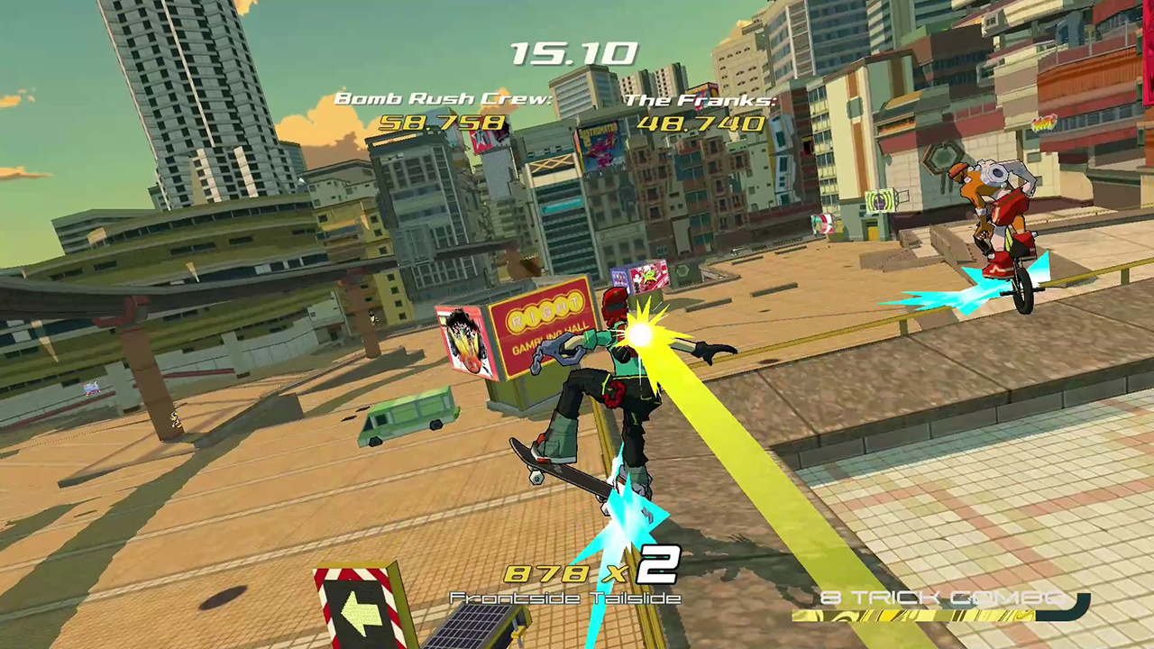 Bomb Rush Cyberfunk screenshot 3 for Nintendo Switch