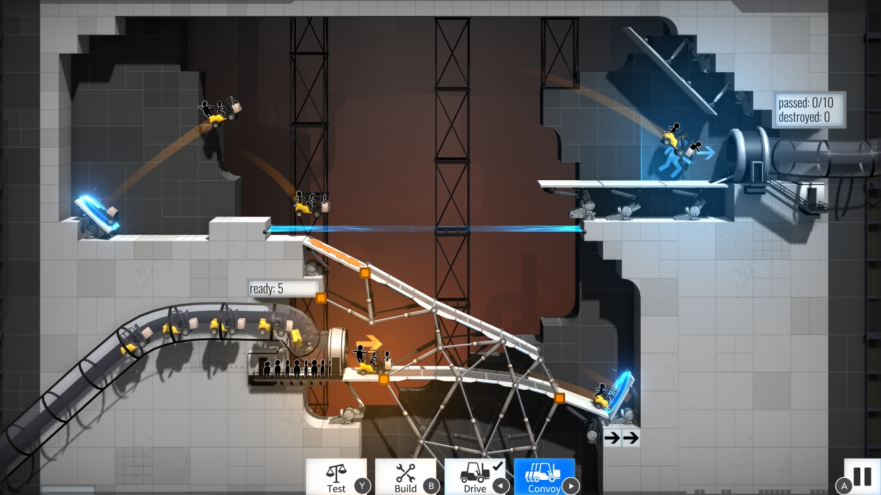 Bridge Constructor Portal screenshot 2 for Nintendo Switch