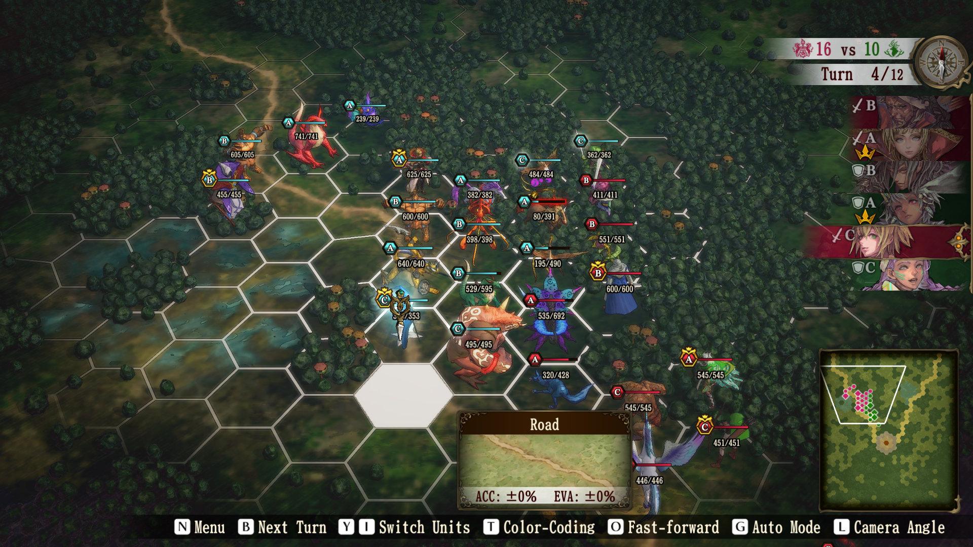 Brigandine: The Legend of Runersia screenshot 4 for Nintendo Switch