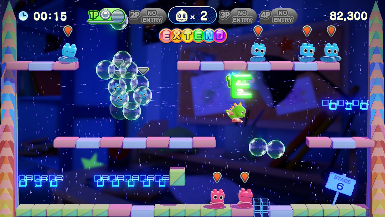 Bubble Bobble 4 Friends: The Baron is Back back cover for Nintendo Switch