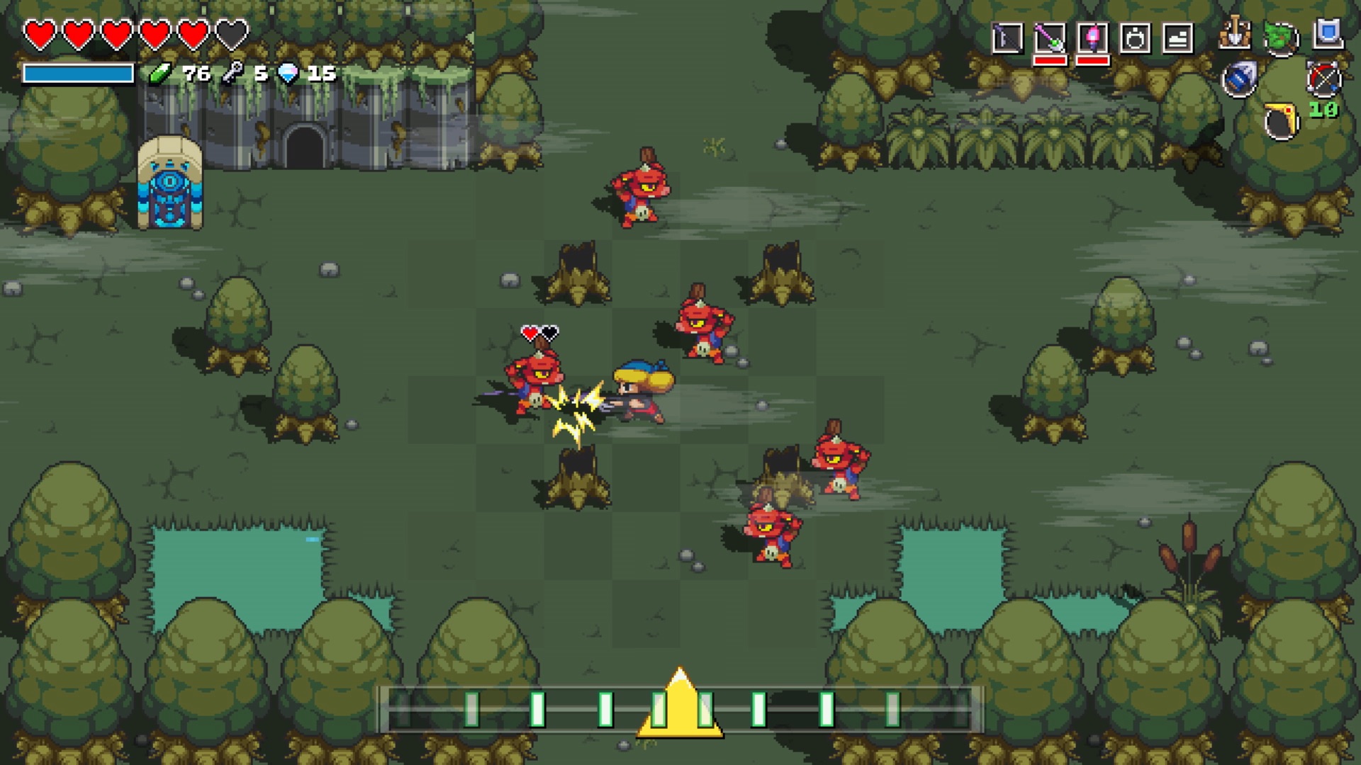 Cadence of Hyrule: Crypt of the Necrodancer screenshot 2 for Nintendo Switch