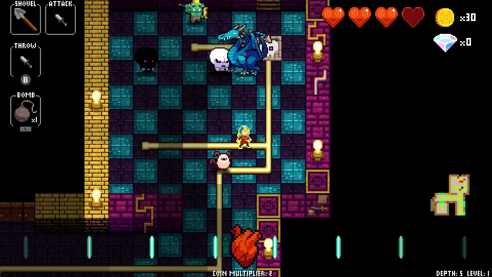 Crypt of the NecroDancer screenshot 2 for Nintendo Switch