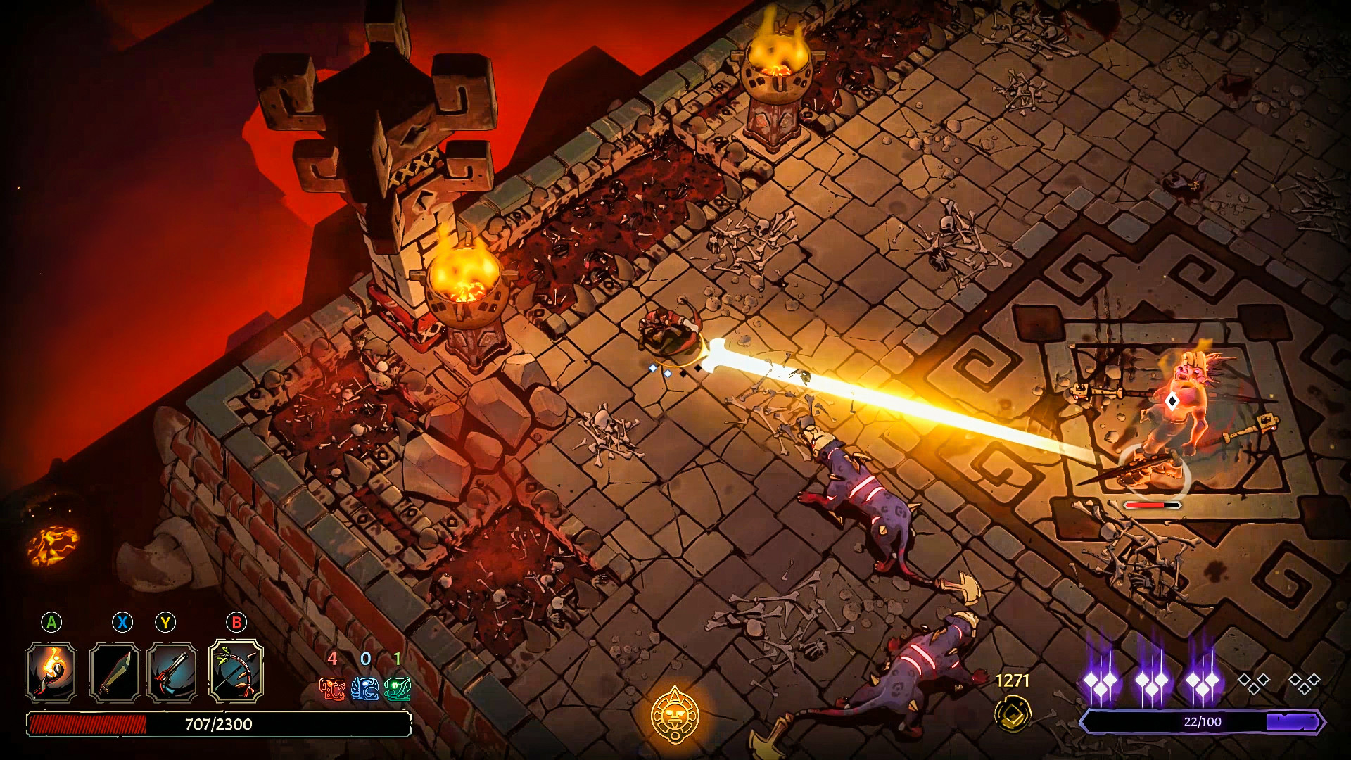 Curse of the Dead Gods screenshot 4 for Nintendo Switch