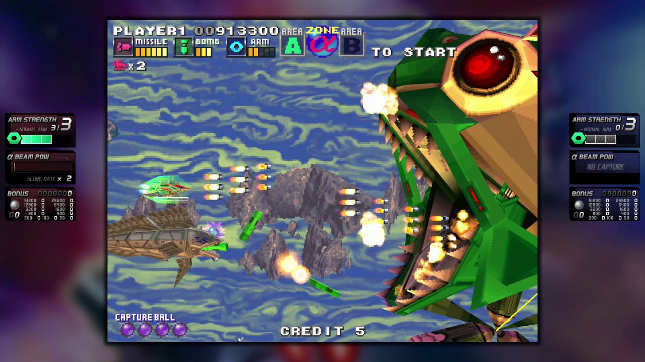 Darius Cozmic Revelation screenshot 2 for Nintendo Switch