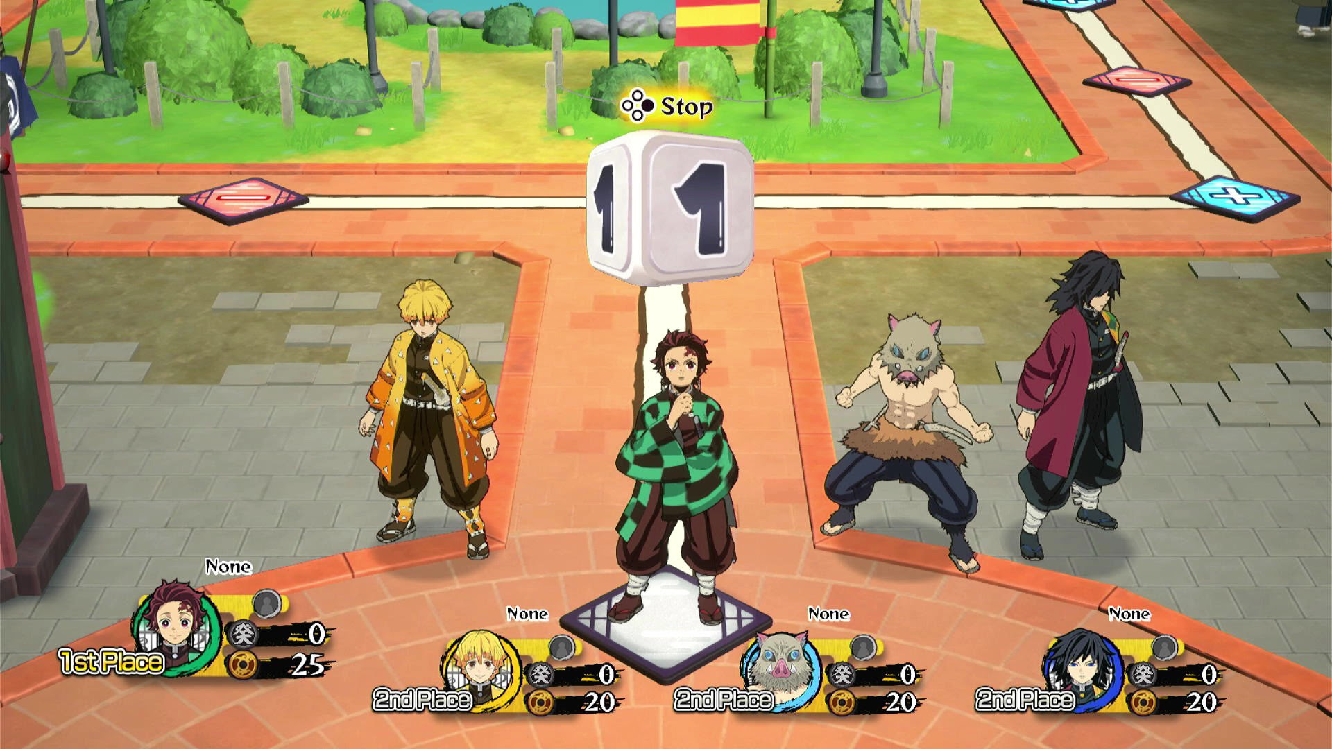 Demon Slayer: Kimetsu No Yaiba - Sweep the Board screenshot 2 for Nintendo Switch