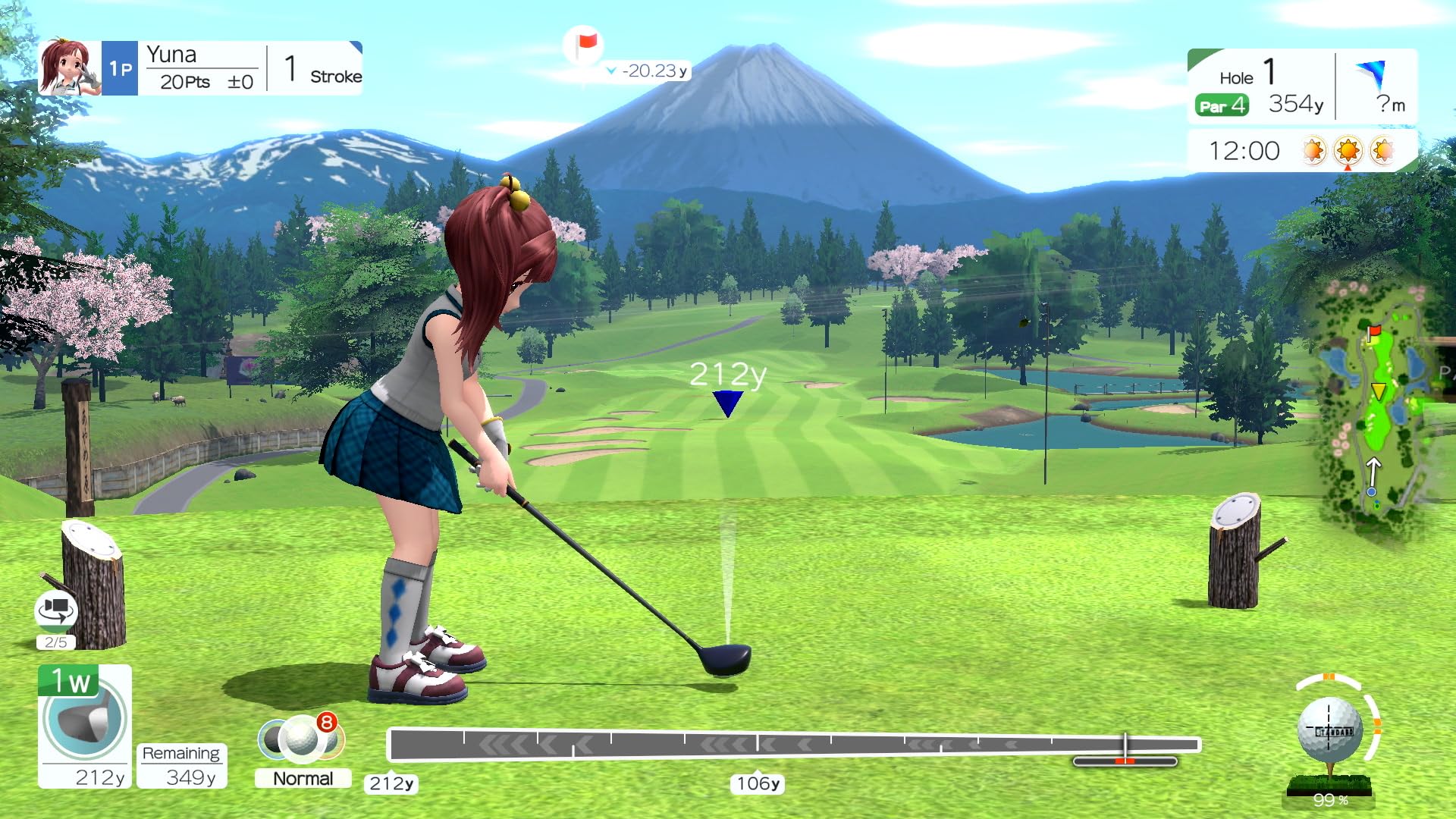 Everybody's Golf: Hot Shots screenshot 2 for Switch
