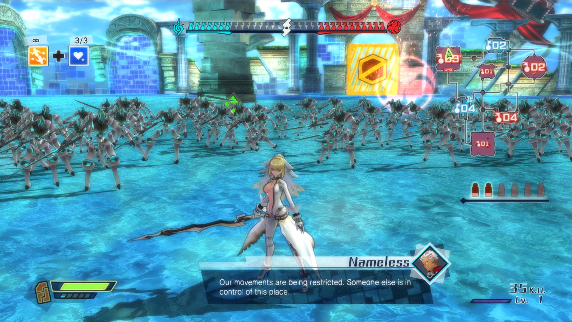 Fate/Extella: The Umbral Star screenshot 3 for Nintendo Switch