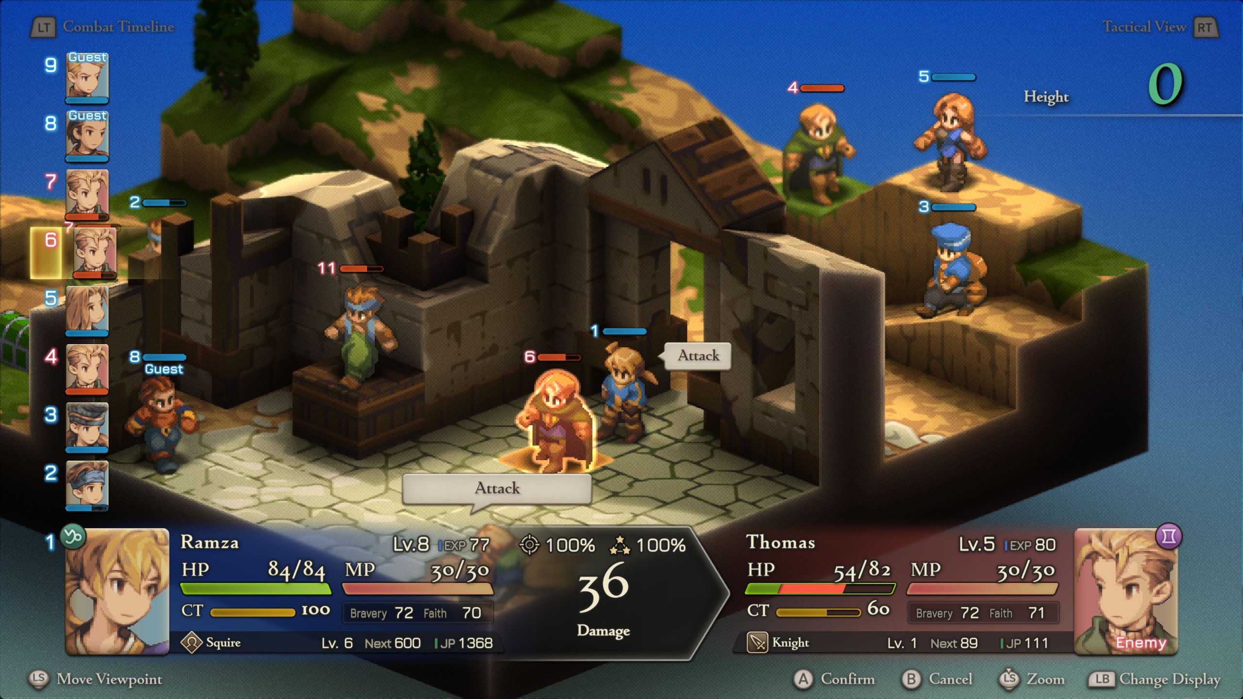 Final Fantasy Tactics: The Ivalice Chronicles screenshot 5 for Nintendo Switch